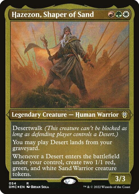 Hazezon, Shaper of Sand from Dominaria United Commander (Rare)
