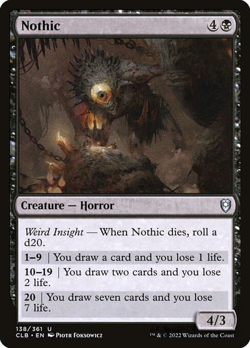 Nothic from Commander Legends: Battle for Baldur's Gate (Uncommon)