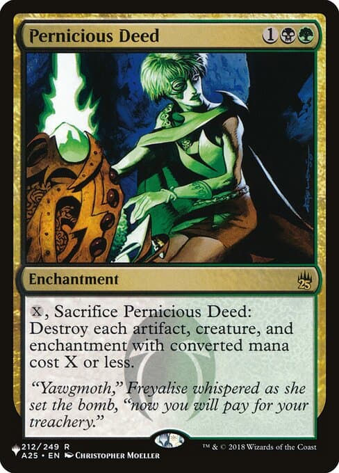 Pernicious Deed from The List (Rare)