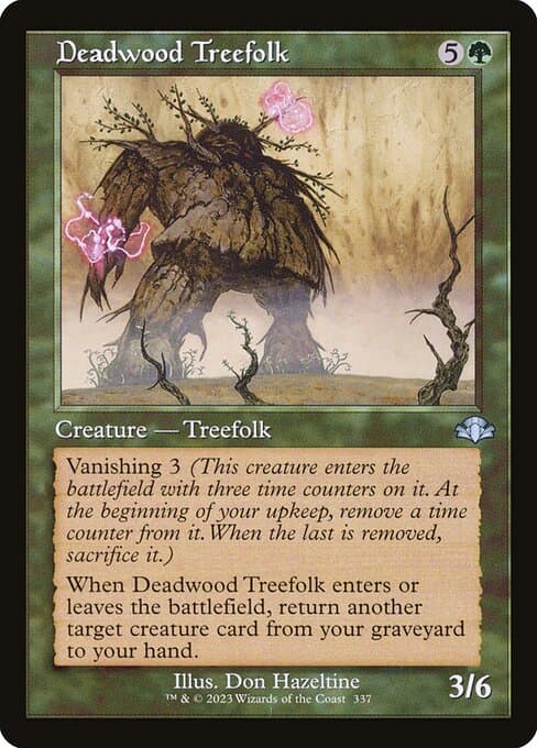 Deadwood Treefolk from Dominaria Remastered (Uncommon)