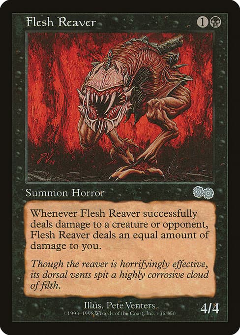 Flesh Reaver from Urza's Saga (Uncommon)
