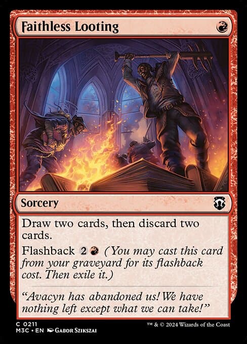 Faithless Looting from Modern Horizons 3 Commander (Common)