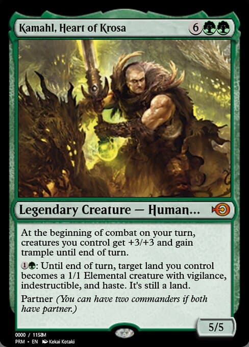 Kamahl, Heart of Krosa from Magic Online Promos (Mythic)
