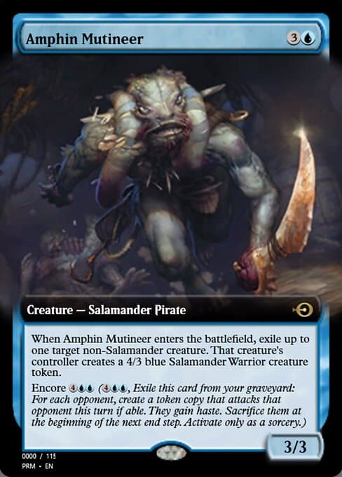 Amphin Mutineer from Magic Online Promos (Rare)