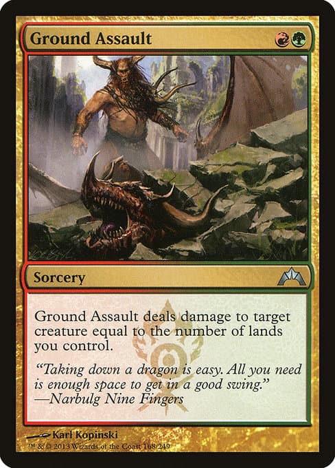 Ground Assault from Gatecrash (Uncommon)
