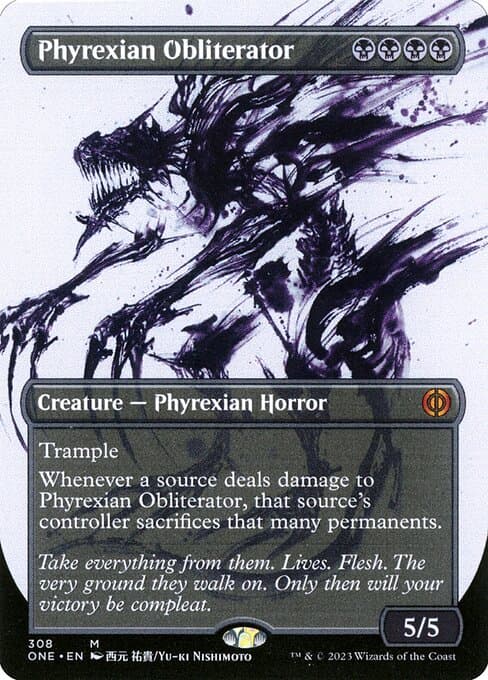 Phyrexian Obliterator from Phyrexia: All Will Be One (Mythic)