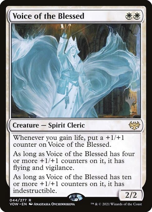 Voice of the Blessed from Innistrad: Crimson Vow Promos (Rare)