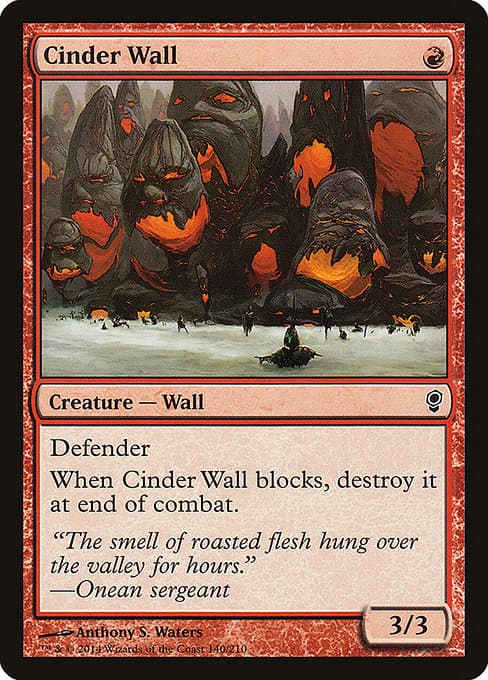 Cinder Wall from Conspiracy (Common)