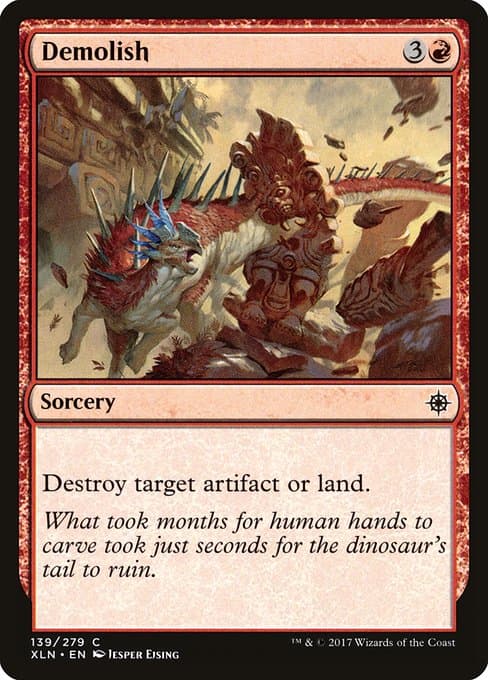 Demolish from Ixalan (Common)