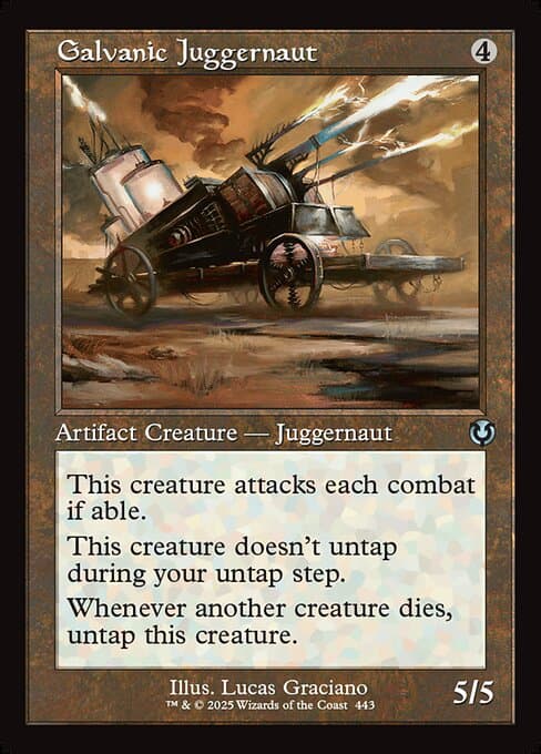 Galvanic Juggernaut from Innistrad Remastered (Uncommon)