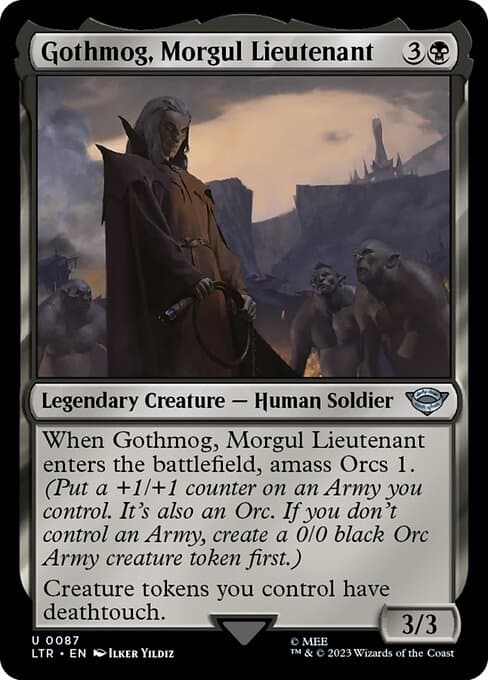 Gothmog, Morgul Lieutenant from The Lord of the Rings: Tales of Middle-earth (Uncommon)