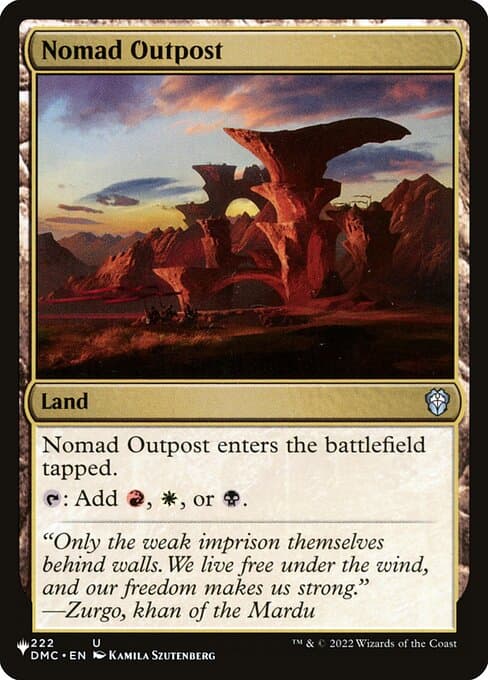 Nomad Outpost from The List (Uncommon)