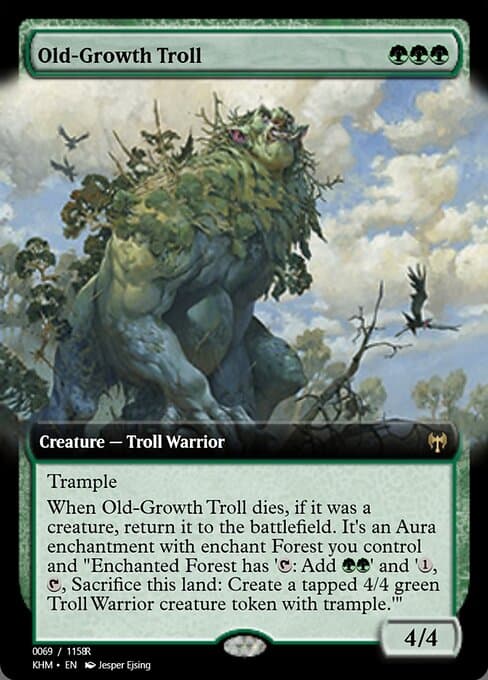 Old-Growth Troll from Magic Online Promos (Rare)