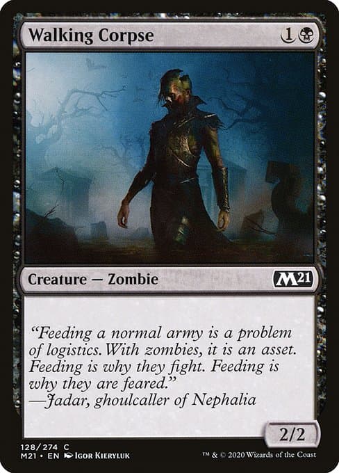 Walking Corpse from Core Set 2021 (Common)
