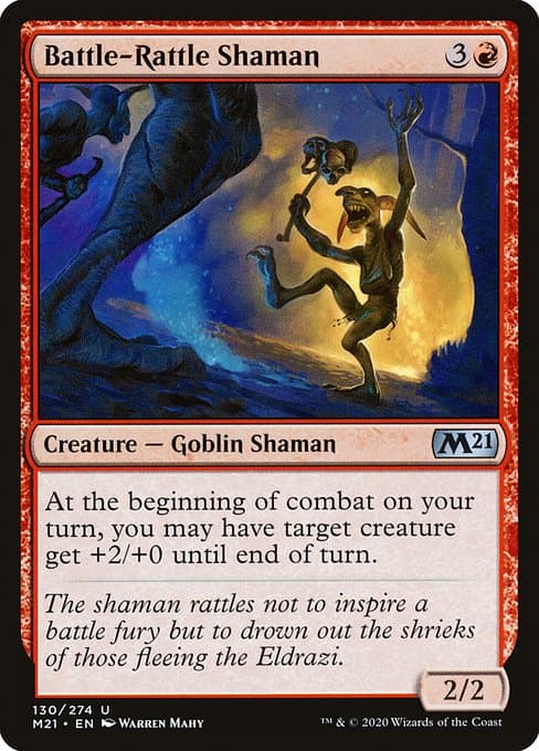 Battle-Rattle Shaman from Core Set 2021 (Uncommon)