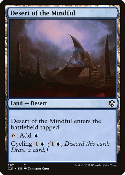 Desert of the Mindful from Commander 2021 (Common)