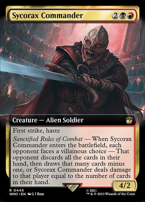 Sycorax Commander from Doctor Who (Rare)