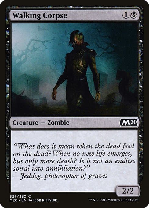 Walking Corpse from Core Set 2020 (Common)
