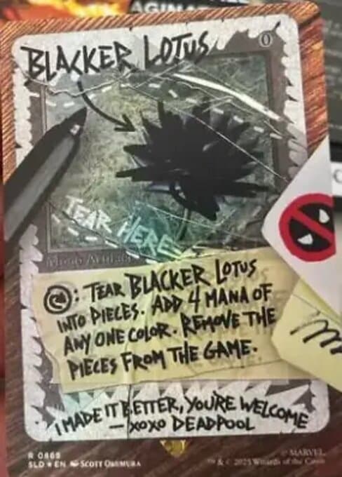 Blacker Lotus from Secret Lair Drop (Rare)