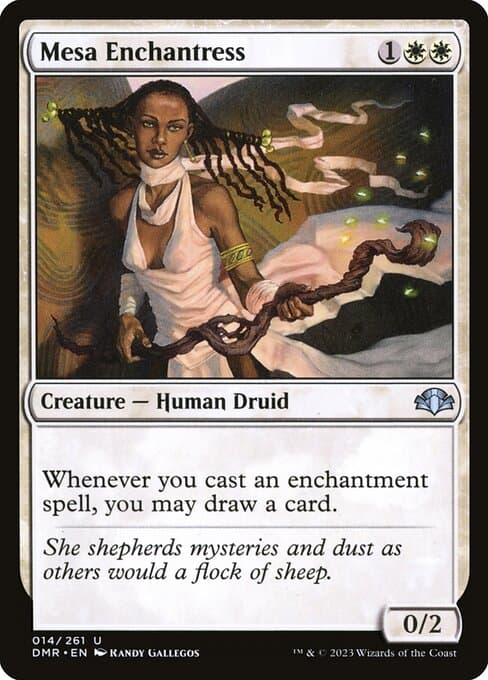 Mesa Enchantress from Dominaria Remastered (Uncommon)
