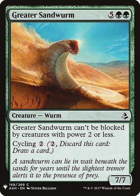 Greater Sandwurm from The List (Common)