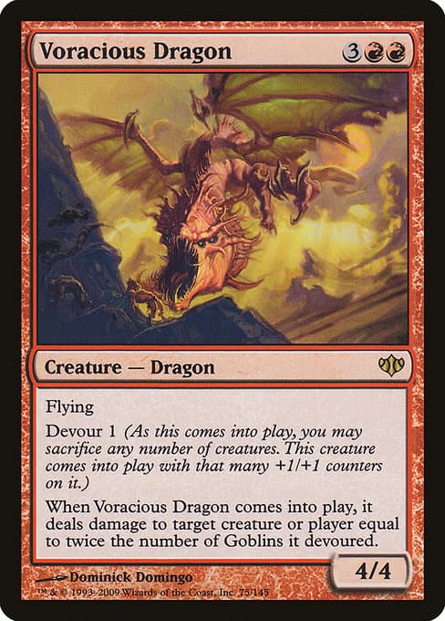 Voracious Dragon from Conflux (Rare)