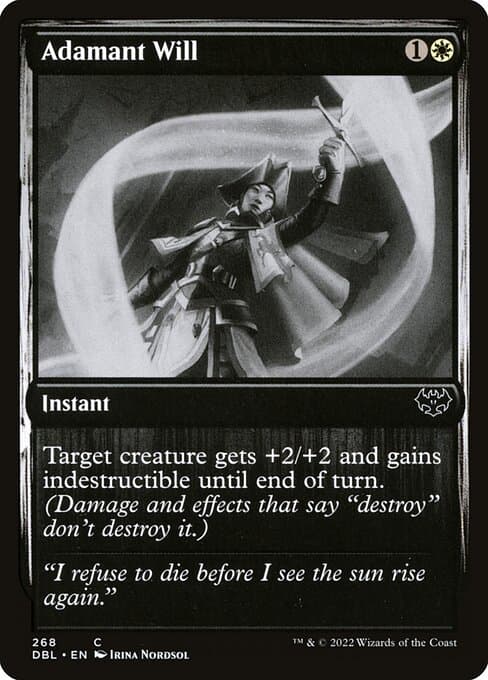 Adamant Will from Innistrad: Double Feature (Common)