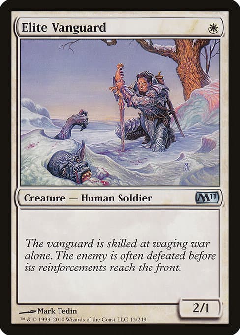 Elite Vanguard from Magic 2011 (Uncommon)