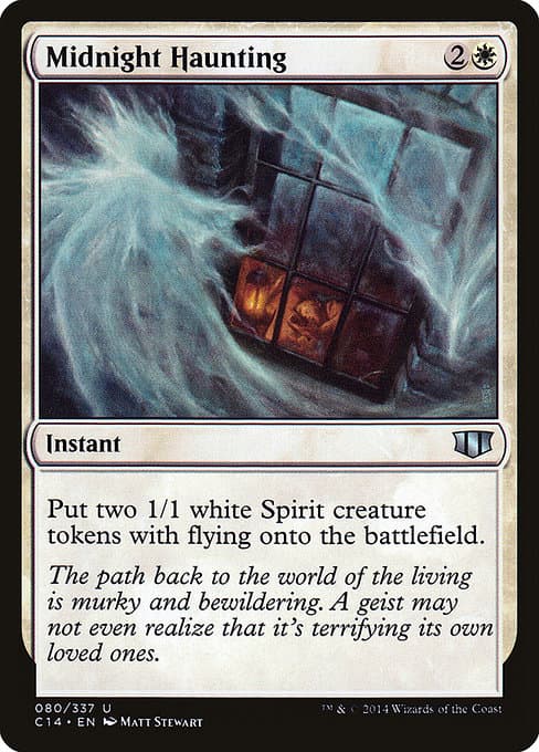 Midnight Haunting from Commander 2014 (Uncommon)