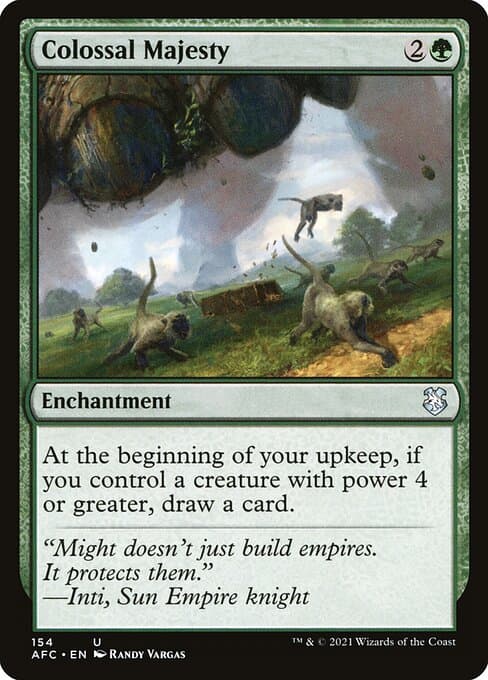 Colossal Majesty from Forgotten Realms Commander (Uncommon)