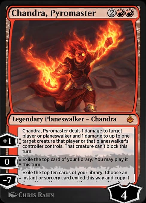 Chandra, Pyromaster from Amonkhet Remastered (Mythic)