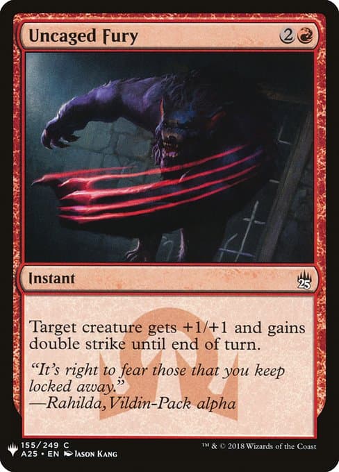 Uncaged Fury from The List (Common)