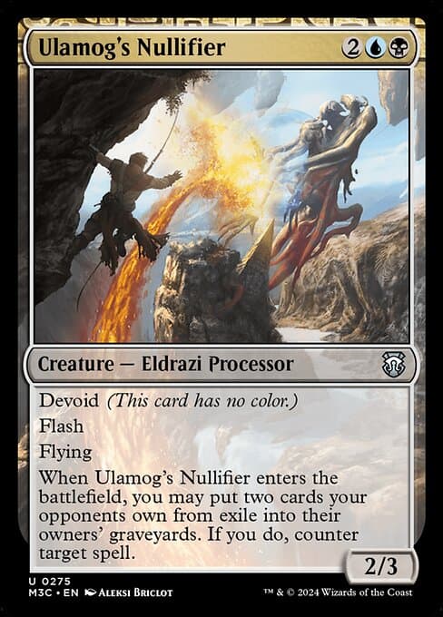 Ulamog's Nullifier from Modern Horizons 3 Commander (Uncommon)