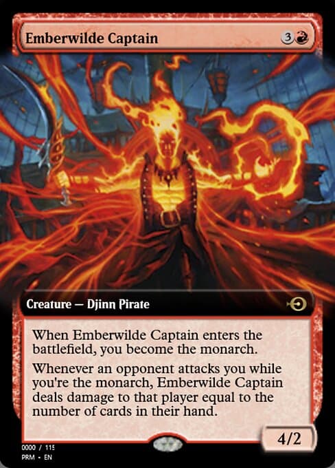 Emberwilde Captain from Magic Online Promos (Rare)