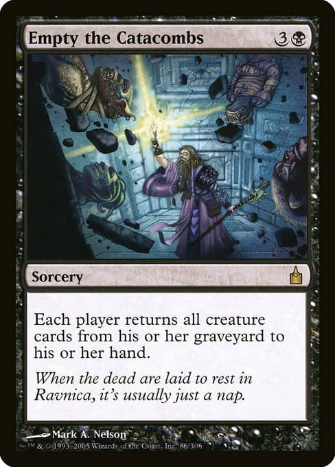 Empty the Catacombs from Ravnica: City of Guilds (Rare)