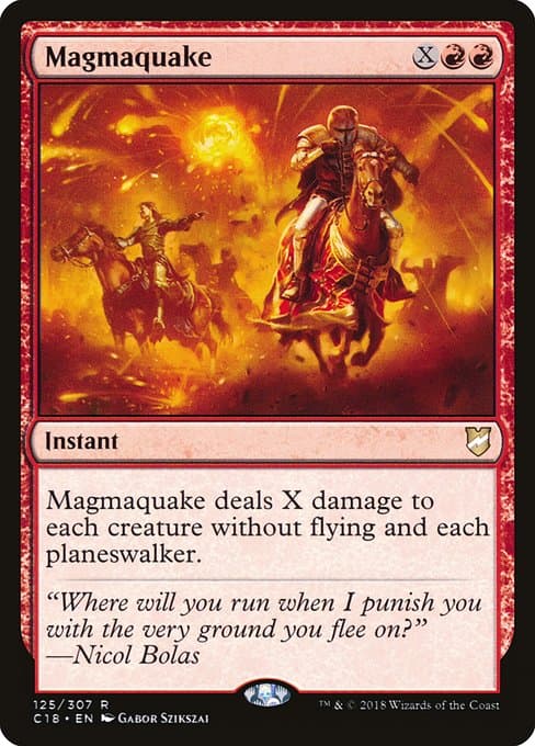 Magmaquake from Commander 2018 (Rare)