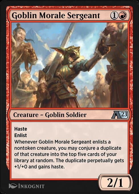 Goblin Morale Sergeant (Uncommon)