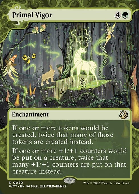 Primal Vigor from Wilds of Eldraine: Enchanting Tales (Rare)