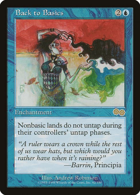 Back to Basics from Urza's Saga (Rare)