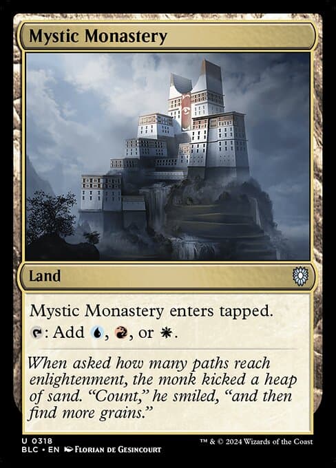 Mystic Monastery from Bloomburrow Commander (Uncommon)