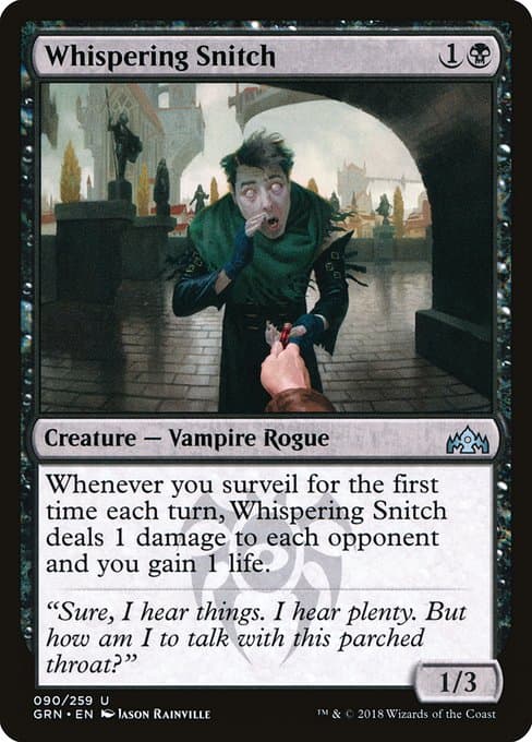 Whispering Snitch from Guilds of Ravnica (Uncommon)