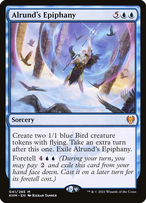 Alrund's Epiphany from Kaldheim Promos (Mythic)