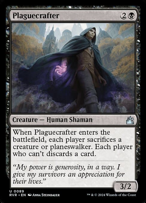 Plaguecrafter from Ravnica Remastered (Uncommon)