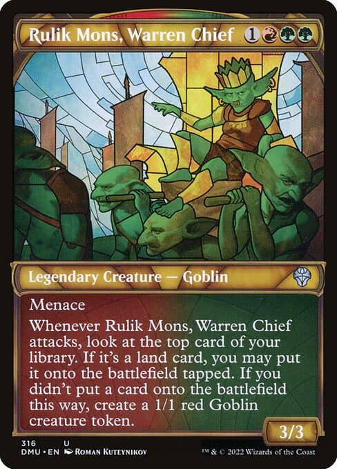 Rulik Mons, Warren Chief from Dominaria United (Uncommon)