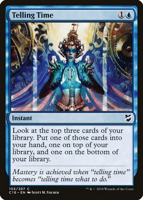 Telling Time from Commander 2018 (Common)