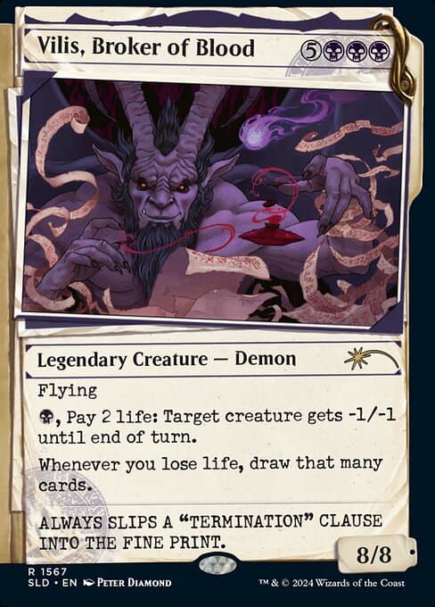 Vilis, Broker of Blood from Secret Lair Drop (Rare)