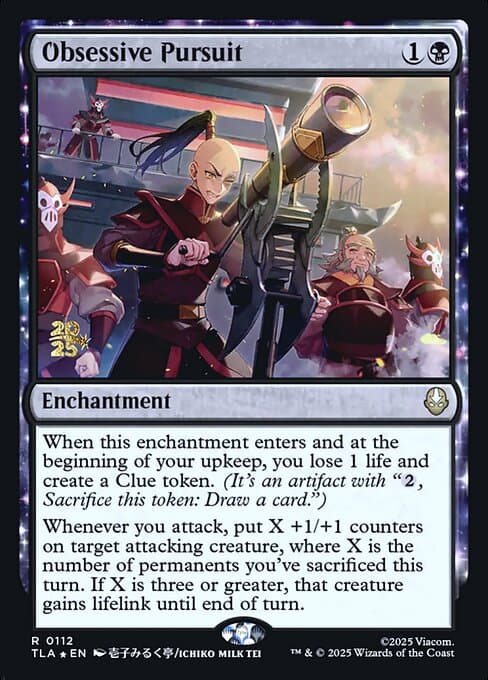 Obsessive Pursuit from Avatar: The Last Airbender Promos (Rare)