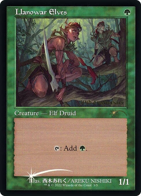 Llanowar Elves (Rare)