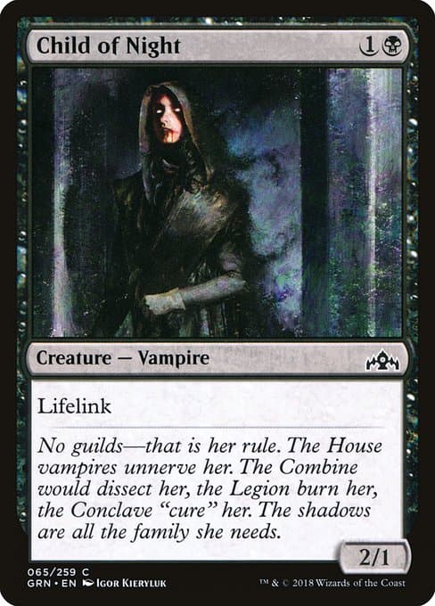 Child of Night from Guilds of Ravnica (Common)