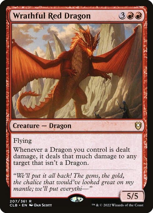 Wrathful Red Dragon (Rare)